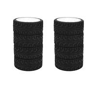 TsoLay 8PCS 1/8 RC Car Rubber Tyres Plastic Wheels for Redcat Team VRX Hobao 1/8 /On-Road Car