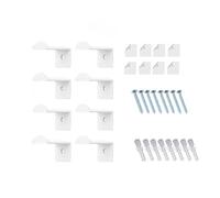TsoLay 8pcs Adhesive Hat Rack Display Hooks for Wall Door Baseball Cap Holder Closet Storage Organizer Cap Hanger White