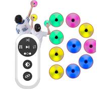 TsoLay Agile Reaction Speed Training Kit, Speed Drills Fitness Lights, 3/4/6/8/10 Light+1 Remote Control, 4 Modes, 270° Viewing Angle and 10cm Height Sensing Distance for Coaches, Gyms