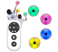 TsoLay Agile Reaction Speed Training Kit, Speed Drills Fitness Lights, 3/4/6/8/10 Light+1 Remote Control, 4 Modes, 270° Viewing Angle and 10cm Height Sensing Distance for Coaches, Gyms