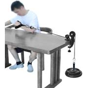 TsoLay Arm Wrestling Training Equipment, Arm Wrestling Training Table Pulley Cable System, Arm Wrestling Pulley Training System Kit with Handle and Cable, for Home Gym Workout