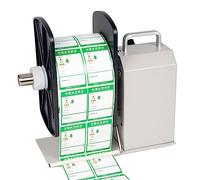 TsoLay Automatic Label Rewinder, Bidirectional Sticker Tags Rewinding Machine with 120mm Label Width, 1/1.5/3 Inch Core, Rewinding Speed Ajustable, Synchronize with Various Printers