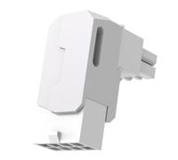 TsoLay For Desktop Graphics Card 8 Pin PCIe GPU Power Adapter 90 Degree Angled Connector Aluminum Case White RVS