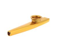 TsoLay Kazoo Aluminum Alloy Metal with 5 Pcs Gifts Flute Diaphragm for Children Music-Lovers-Gold