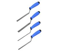 TsoLay Masonry Hand Tool Set-Stainless Steel 4PC Pointing Trowel, Pointing Gauging Trowel, Brick Laying Tool Pointer with Storage Bag