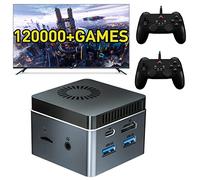 TsoLay Mini PC Box, PC Retro Game Console with 120000+Games, Compatible with PSP/PS2/MAME/SEGA/DC/ARCADE,Win11 & Batocera 33 Game System In 1, 4K UHD Output and Birthday