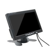 TsoLay Mini TV 7 Inch HD Monitor 800X480 Portable Car LCD Screens on DVD/CMMB Two Input for Passenger Cars Trucks