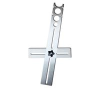 TsoLay Multifunctional Universal Tile Hole Locator 40cm Universal Ruler Thickness 1mm Drilling Tool