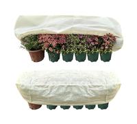 TsoLay Rectangular Planter Box Protector Protects Plants in Balcony Set Kit Windowsill and Patio Planter Boxes from Frost, Wind 2Pcs Square Plant Bell Jar