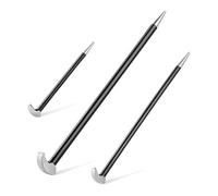 TsoLay Rolling Pry Bar Set Ladies Foot Mechanical Pry Bar,Car Pry Bar,Heel Lever 6 Inches 12 Inches 16 Inches,3PCS Easy to Use