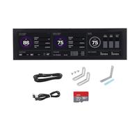 TsoLay Smart Screen 8.8 Inch IPS Type C USB-C Interface Secondary Monitor Display for CPU GPU RAM Dislpay Computers Black