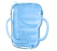 TsoLay Squeeze Proof Spill-Proof Baby Pouch Holder with Handles,Fits Most Food Pouches for Toddlers Blue