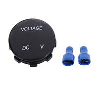 TsoLay Universal Digital Monitor Voltmeter Waterproof Voltage Meter LED Blue for DC 12V-24V Car Motorcycle Auto Truck