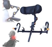 TsoLay Wheelchair Headrest, Elderly Head Positioning Headrest with Neck Support and Ergonomic Backrest, Adjustable Breathable, for Comfort and Head Positioning for Elderly Wheelchair Users