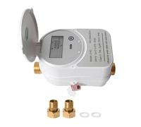 TsoLay Zigbee Ultrasonic Water Meter DN15 with Valve LCD Display Water Quantity Flow Consumption Measure IP68 Waterproof LCD Digital Display Water Flow Consumption Measurement