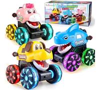 Tsomtto Monster Truck Cars with Push and Start Function, Toys for Toddlers