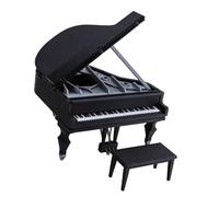 Tsophreniq 1: 12 Scale Miniature Grand Piano Model with Flipping Top Accessory for Dollhouses Classroom Scene Decoration Doll Accessories