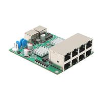 Tsophreniq 10 Port Gigabit Networking Switches 8 Port PoEs DC9-60V Input for Various Networking Needs Tiny Poet Switches