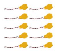 Tsophreniq 10pcs New Notebook CMOS Laptop Motherboard 3V 2032 Li-ion Cell Button Battery with 3 Wires 3Pin