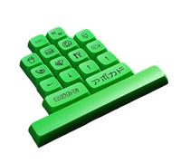 Tsophreniq 17Pieces PBTs Keycap XDA Profile DYE SUB Keycap for Cherries Switches Mechanical Keyboard 61 SK61 TKL87 108 Xda Profile Pbts Keycaps