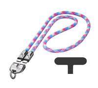 Tsophreniq 2 in 1 Phone Charges Lanyard 240W USB C Fast Charges Cable Adjustable Neck Strap Suitable for Most Smartphones 120cm Hands Easy Phone Neck Strap Cable