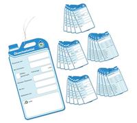 Tsophreniq 50pcs / 100pcs Easy Hanging Oil Change Note Reminder Label Pendants Signs Maintenance Pendants Reminder Label