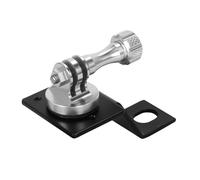 Tsophreniq Adjustable Handlebar Mount AntiVibration Construction for Action Cameras Footage Motorcycle Action Camera Holder with Aluminum Base and AntiSlip Rubber Pad for Smooth Riding Footages