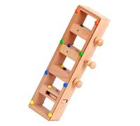 Tsophreniq Bright Wooden Ball Route Building Toy for Children Problem Solving and Imagination Children ' s Reasoning Development Toy