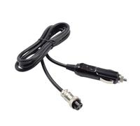 Tsophreniq Camera Wiring Cable From Car Auxiliary Plug to GX16 2 Pin, 3m | 12-24 15A Power Cord with Threaded Connector for Portable Equipment Wiring From Car Auxiliary Plug