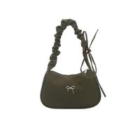 Tsophreniq Contemporary Textured Handheld Bag Multi Functional Compartments Practical Fabric Underarm for Work Daily Nylon Shoulder