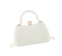 Tsophreniq Convertible Evening Bag Beaded Faux Pearls Detailing Multipurpose Shoulder for Parties Business Event Party Shoulder