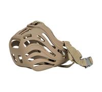 Tsophreniq Dog Muzzle Mouth Guard Staffordshire Adjustable Strap Comfortable Strap Soft Basket Biting Breathable Dog