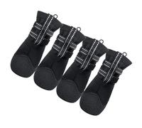 Tsophreniq Dog Paw Protectors Quick Drying Fabric Anti Fall Technology Various Terrain Grip Suitable for Active Large Dogs Waterproofed Dog Shoes