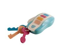 Tsophreniq Early Education Car Remote Toy for Infants Musical Sound Consequences Chewable Access Perceptual Development Child Pretend Game Colorful Elastomer Baby Car Access