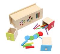 Tsophreniq Early Learning Activity Tool for Color and Shape Recognition for Home or Classroom Use Hand Eye Coordination Toy