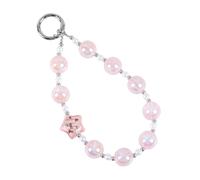 Tsophreniq Elegant Star Molded Phone Charm Wristband Against Slip Polyacrylate Sphere Cord for Everyday Use Polyacrylate Margay Sphere Phone Strap