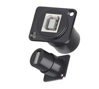 Tsophreniq Female USB a to Female USB B Direct Adapters for Printer Scanners Connection USB2.0 480Mbps Data Transfer Metal Texture Adapters Socket