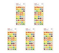 Tsophreniq Fun Shaped Foam Stickers Safe Soft Notebook Phone Camera Decors Encourages Creative Play and Positive Behavior Journal Making Supplies Steel Decoration