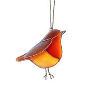 Tsophreniq Glass Blown Bird Ornament for Christmas Tree, Handcrafted Holiday Decoration, Watcher Collections Memorials Gift Christmas Watcher Collections