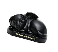 Tsophreniq Handcrafted Resins Pet Memorial Urn Cremation Cats Memorial Statue Ashes Box Sleeps for Dog and Cats Handcrafted Statue