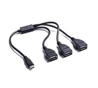 Tsophreniq High-Speed USB C to USB2.0 Hub for 5V / 3A Charging and File Transfer Accessories USB C Splitter