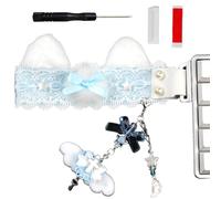 Tsophreniq Lace Keycap Decoration with Removable Enchantments Quick Arrange for Notebook Tailoring Decorative Keyset Host