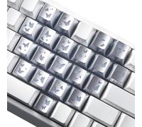 Tsophreniq Love Themed 21 Transparents Keycaps Original Height for Unique Aesthetics and Keyboard Butterfly Heart Gaming