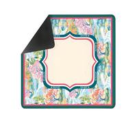 Tsophreniq Mahjong Table Mat Constructed From Diatom Mud Featuring Slip Resistant Silicone Base and Quiet Play Design for Game Gatherings Washable Permanent Mahjong Mat