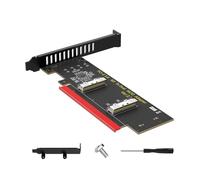 Tsophreniq MCIOs to PCIe 5.0 X16 Adapters Card for Fast Speed NVMes and GPU Expansion with Low Profile Design Fast Speed NVMes Adapters