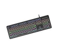 Tsophreniq Mechanical Gaming Keyboard Programmable LED Lighting Hot Swap Technology Wire Type C Connectivities ABS Keycaps LED Backlits Gaming Keyboard