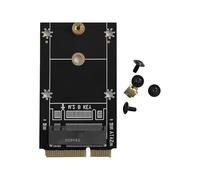 Tsophreniq MSATA to B Adapter 6Gbps Speed for Laptop Desktop Data Migration MSATA Drive Adapter Card