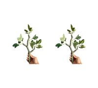 Tsophreniq Natural Lookings Artificial Plant for Reptiles Climbing 2PCS Branch Safe Environment Terrariums Fishtanks Landscape Aquarium Decoration Plant