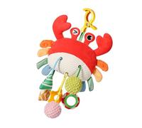 Tsophreniq Participatory Fleece Fabric Infant Transport Suspended Toy Highlighting Whirling Motion and Auditory Consequences Soft Fabric Pushchair Toy