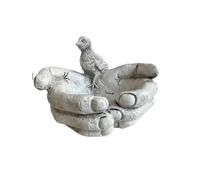 Tsophreniq Resin Bird Feeder Garden Decoration for Nature Observation Hand Design Bird Feeder Weather